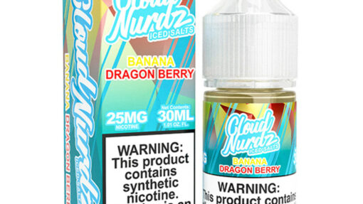 Cloud Nurdz TFN Salts ICED - Banana Dragonberry 30mL