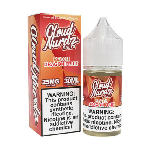 Cloud Nurdz TFN Salts - Peach Dragonfruit 30mL