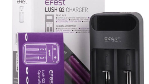 EFest LUSH Q2 - 2 Bay Smart LED Battery Charger