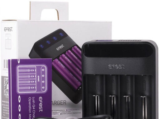 EFest LUSH Q4 - 4 Bay Smart LED Battery Charger