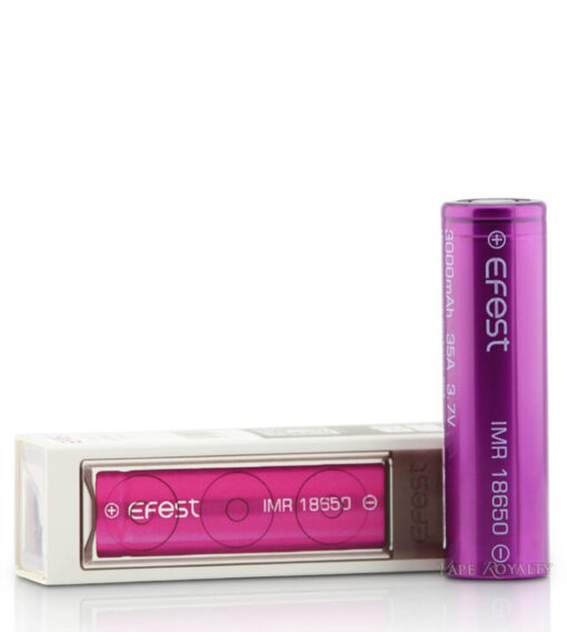 Efest Purple 18650 Flat Top 3000mAh 35 Amp IMR Battery