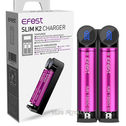 Efest Slim K2 - 2 Bay Smart Charger
