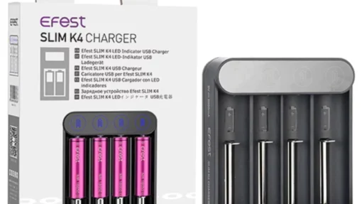 Efest Slim K4 - 4 Bay Smart Charger