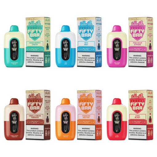 Hidden Hills Club x Fifty Bar Disposable Vape - 20000 Puffs