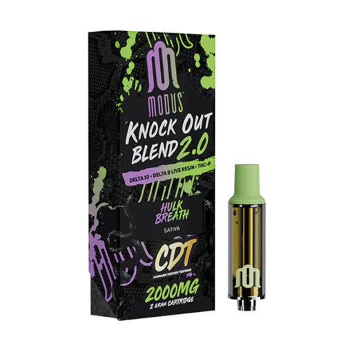 Modus - Knock Out Blend 2.0 D10 + THC-P + D8 + CDT Cartridge | 2G