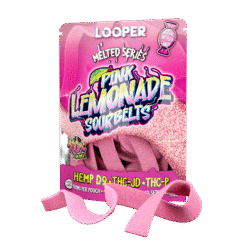 Melted Series Pink Lemonade Sourbelts buy Looper Gummies – 1000mg